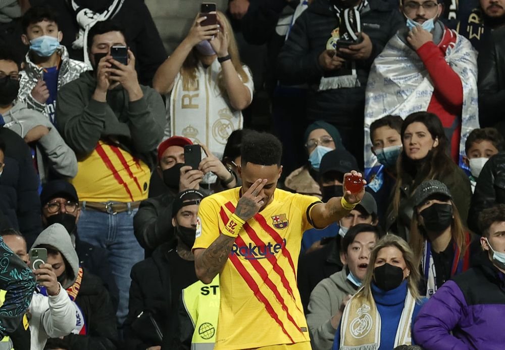Goku Aubameyang! Eroul catalanilor pe Stantiago Bernabeu a sărbătorit cu stil victoria din El Clasico: ce semnificație are_2