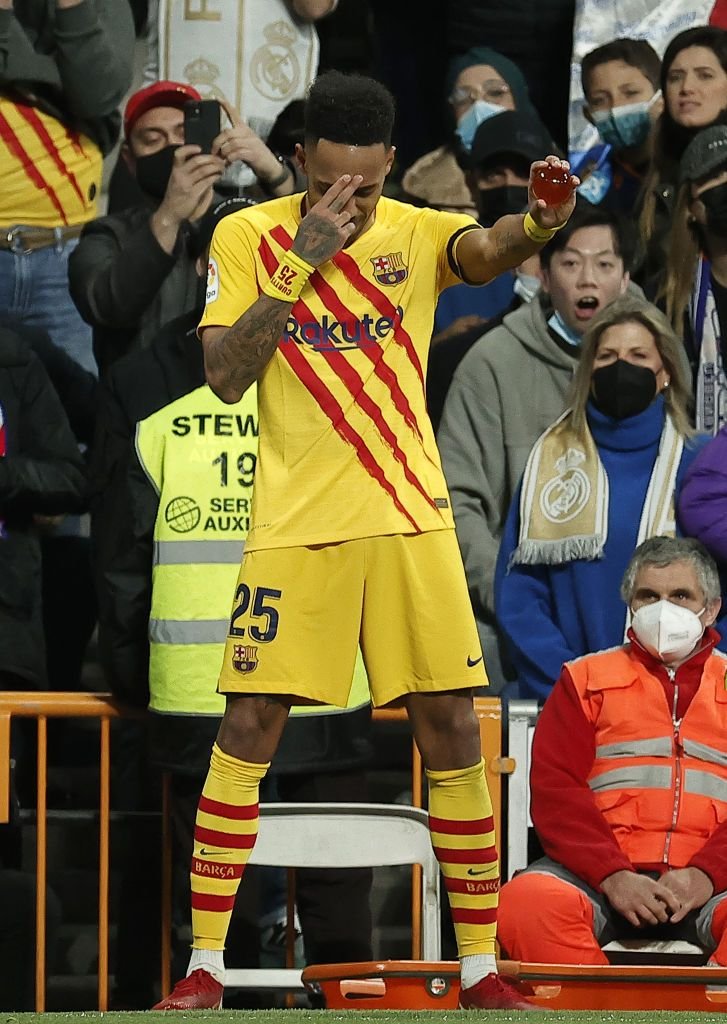 Goku Aubameyang! Eroul catalanilor pe Stantiago Bernabeu a sărbătorit cu stil victoria din El Clasico: ce semnificație are_3