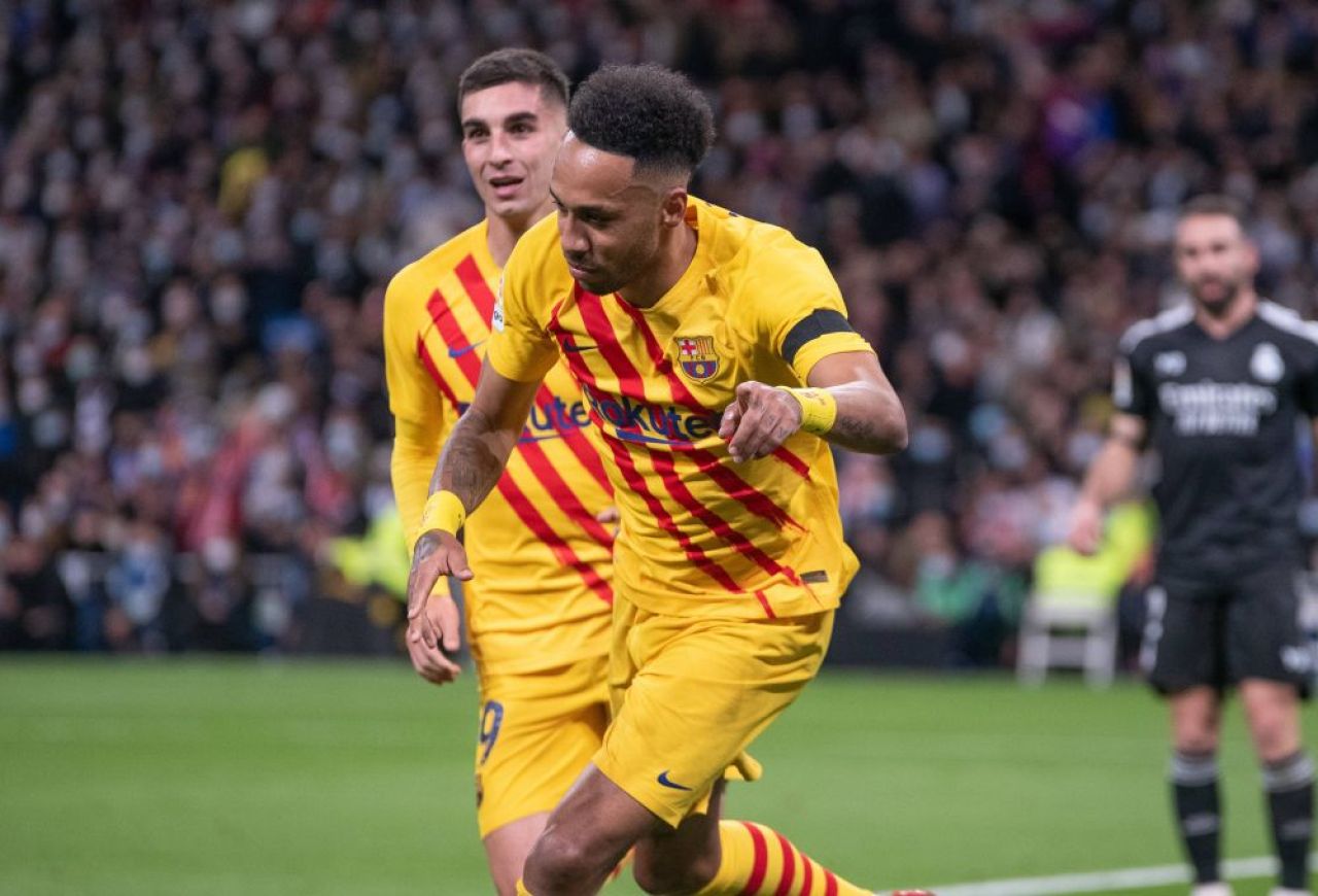 Goku Aubameyang! Eroul catalanilor pe Stantiago Bernabeu a sărbătorit cu stil victoria din El Clasico: ce semnificație are_5
