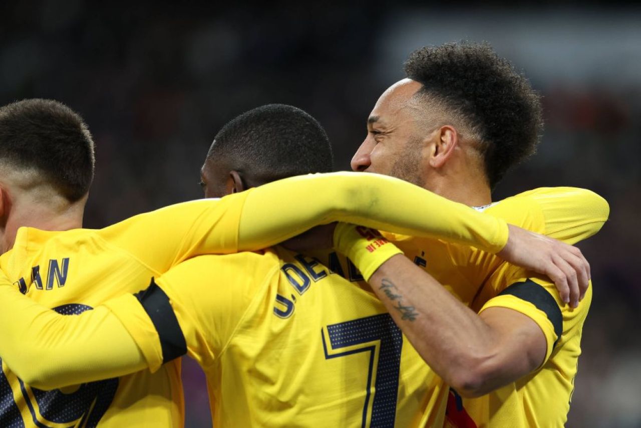 Goku Aubameyang! Eroul catalanilor pe Stantiago Bernabeu a sărbătorit cu stil victoria din El Clasico: ce semnificație are_9