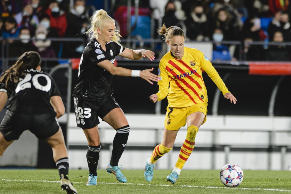 Săptămână perfectă pentru Barcelona! După victoria echipei lui Xavi din El Clasico și echipa de fotbal feminin s-a impus cu Real Madrid, în sferturile Champions League_6