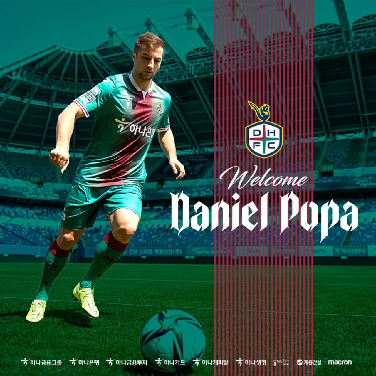 Nu e Tanzania, dar e Coreea de Sud! Unde a ajuns să joace Daniel Popa_2