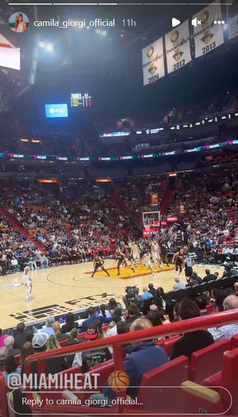 Sorana Cîrstea și Camila Giorgi, cele mai sexy spectatoare din NBA. Jucătoarele de tenis au urmărit Miami Heat în acțiune_9