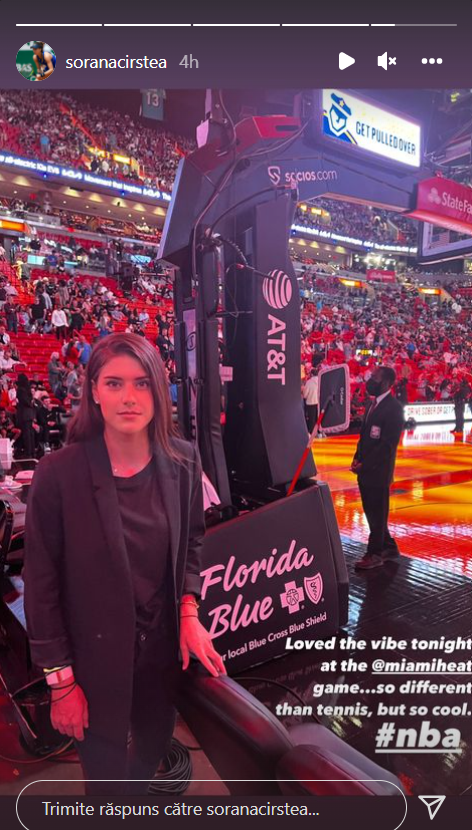 Sorana Cîrstea și Camila Giorgi, cele mai sexy spectatoare din NBA. Jucătoarele de tenis au urmărit Miami Heat în acțiune_11