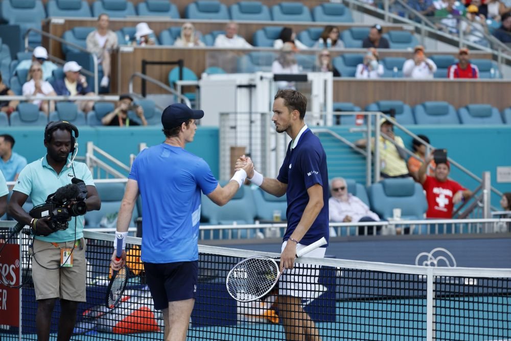 Back in business? Rusul Daniil Medvedev e la trei victorii de revenirea pe locul 1 ATP, după 6-4, 6-2 cu Andy Murray la Miami Open_3