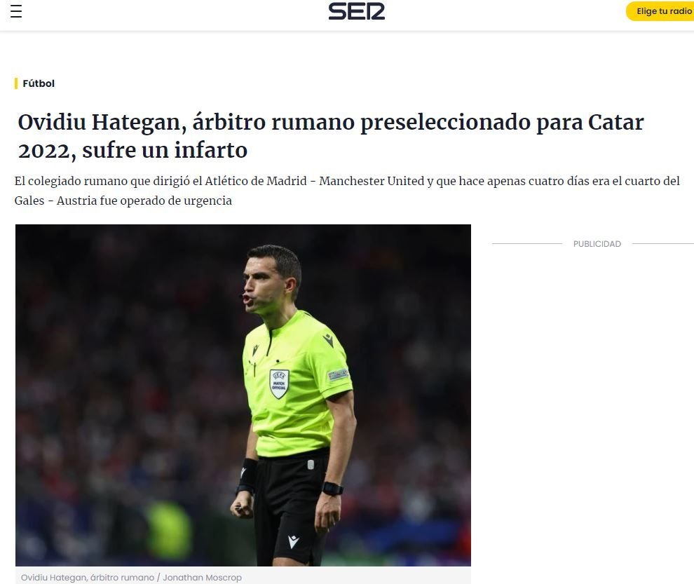 Presa internațională a reacționat după anunțul că Ovidiu Hațegan a suferit un infarct _5