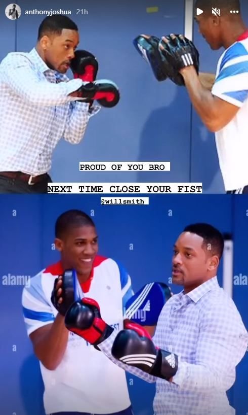 Anthony Joshua, mândru de momentul violent al lui Will Smith de la Gala Premiilor Oscar! Sfat pentru actor: „Data viitoare fă asta!” _22