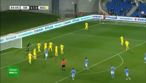 GOL ISRAEL! Solomon primește &icirc;n careu și se distrează cu apărarea Rom&acirc;niei, &icirc;i trimite lui Dabbur, care se &icirc;ntoarce &icirc;n fața porții și marchează