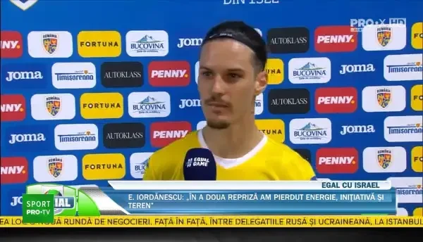 Suntem fericiți să-l avem aici . Dennis Man, discurs de susținere pentru Edi Iordănescu după egalul cu Israel
