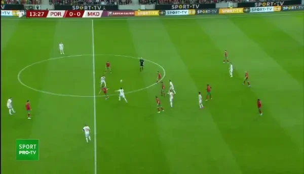 Portugalia - Macedonia de Nord 2-0 | Bruno Fernandes &icirc;l duce pe Ronaldo la Mondial