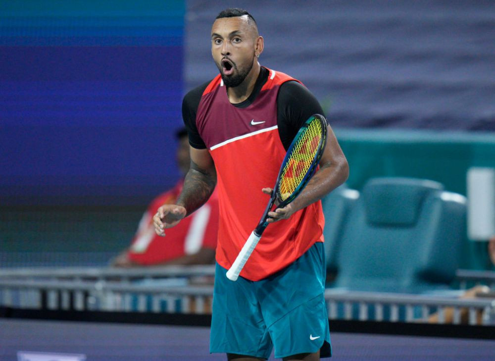 „Totul e mai rău când arbitrezi tu. Ar trebui să fii concediat.” Nick Kyrgios, cocktail de nervi la Miami: a fost penalizat drastic_16