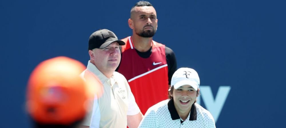 Faza zilei la Miami: Nick Kyrgios a oprit meciul ca să își facă poză cu un fan intrat pe teren. Kyrgios așteaptă „nota de plată” din partea ATP _11