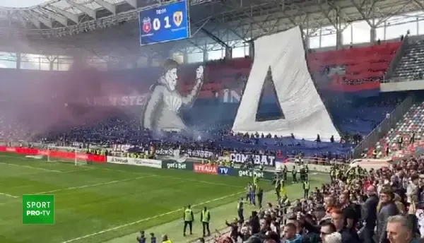 Spectacol &icirc;n Ghencea. Fanii au creat o atmosferă incendiară la CSA Steaua - Petrolul Ploiești