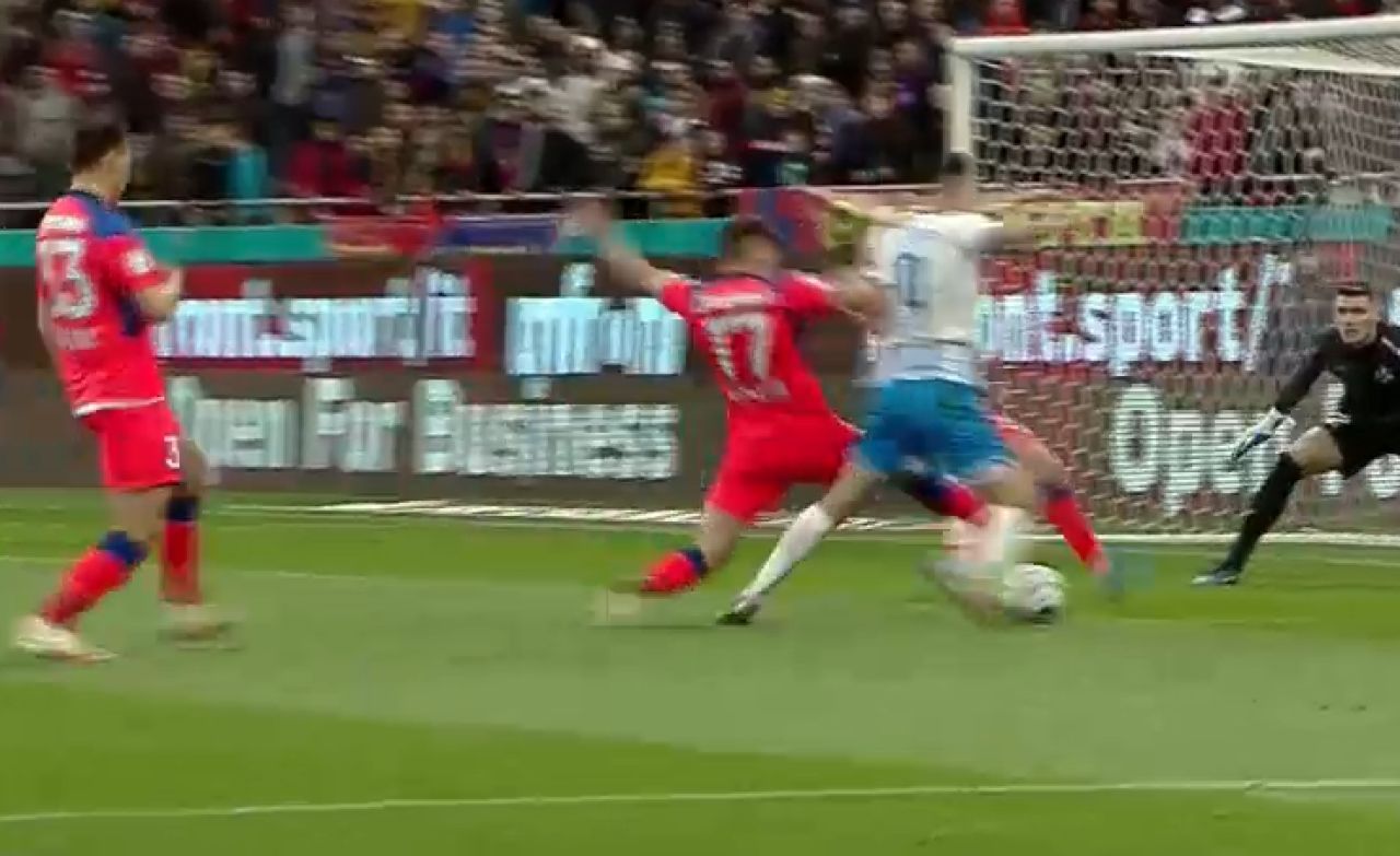 A fost sau n-a fost? Prima reacție după penalty-ul primit de Universitatea Craiova contra lui FCSB:
