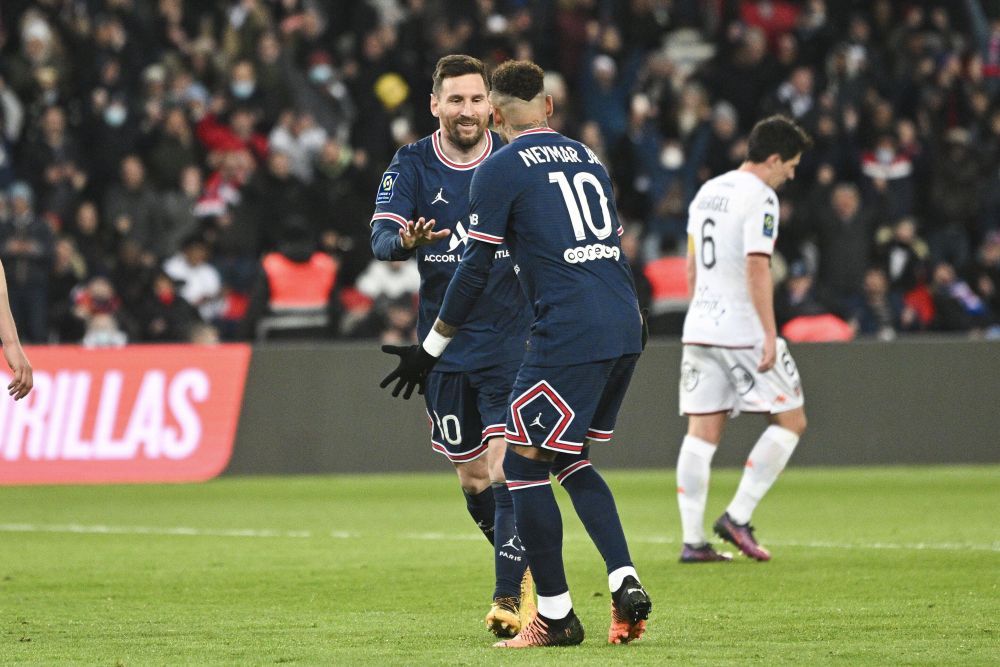 Premieră absolută în Ligue 1: primul meci în care tripleta MNM marchează în aceeași partidă! PSG, victorie clară cu Lorient_2