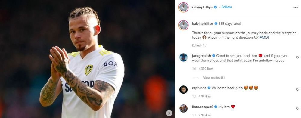 Încălțările starului din Premier League care l-au îngrozit și pe Grealish: „Îți dau unfollow dacă mai porți așa ceva!” _4