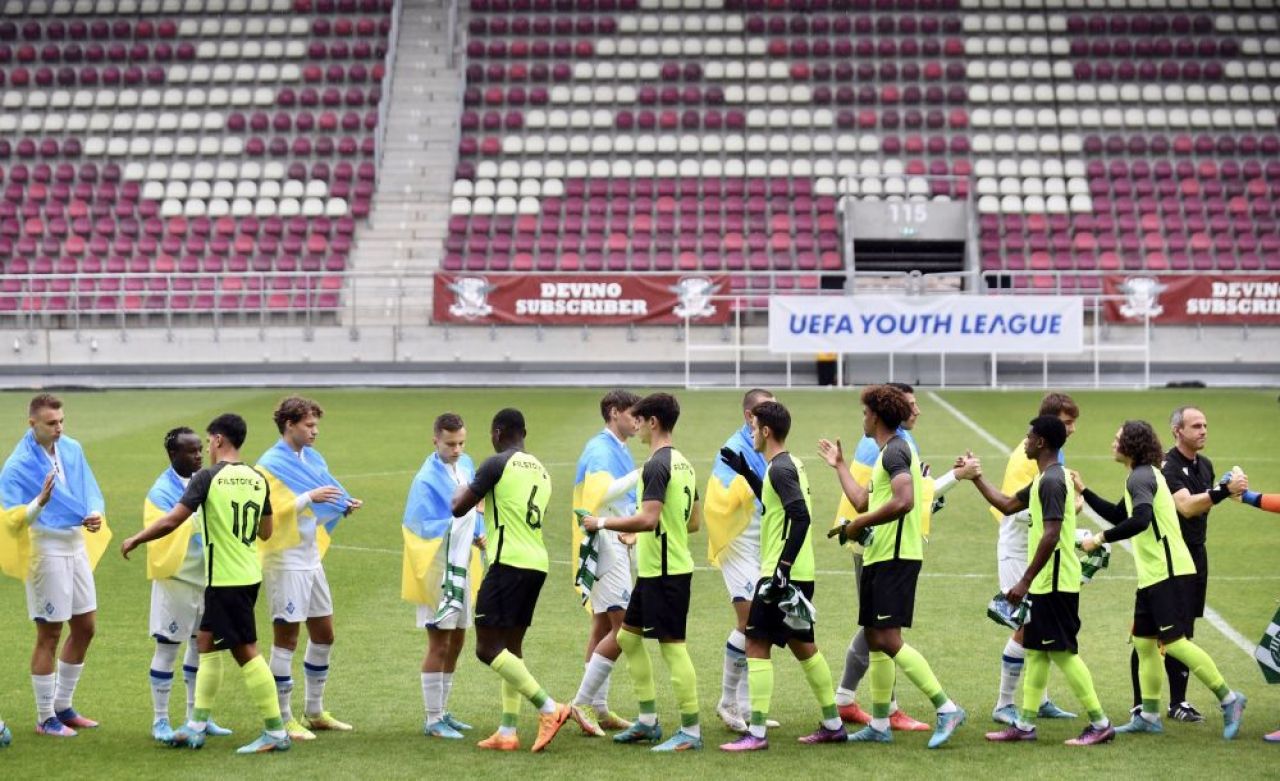 Dinamo Kiev U19 - Sporting U19 1-2. Ucrainenii, eliminați din Youth League în Giulești! Lucescu și Surkis au fost la meci_3