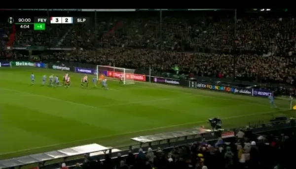Feyenoord - Slavia Praga. GOL Ibrahim Traore, minutul 90+5