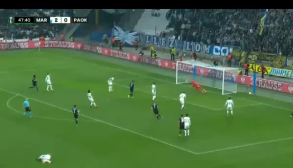 Marseille - PAOK. GOL El Kaddouri, minutul 48