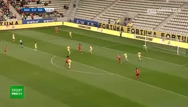 Rom&acirc;nia - Elveția | Minutul 18: Ocazie Elveția!