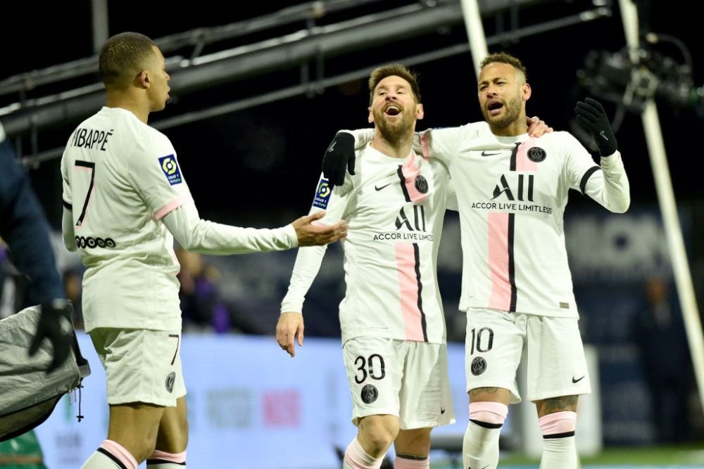 Neymar și Mbappe au primit nota 10 după Clermont - PSG 1-6! Ce notă a primit Messi