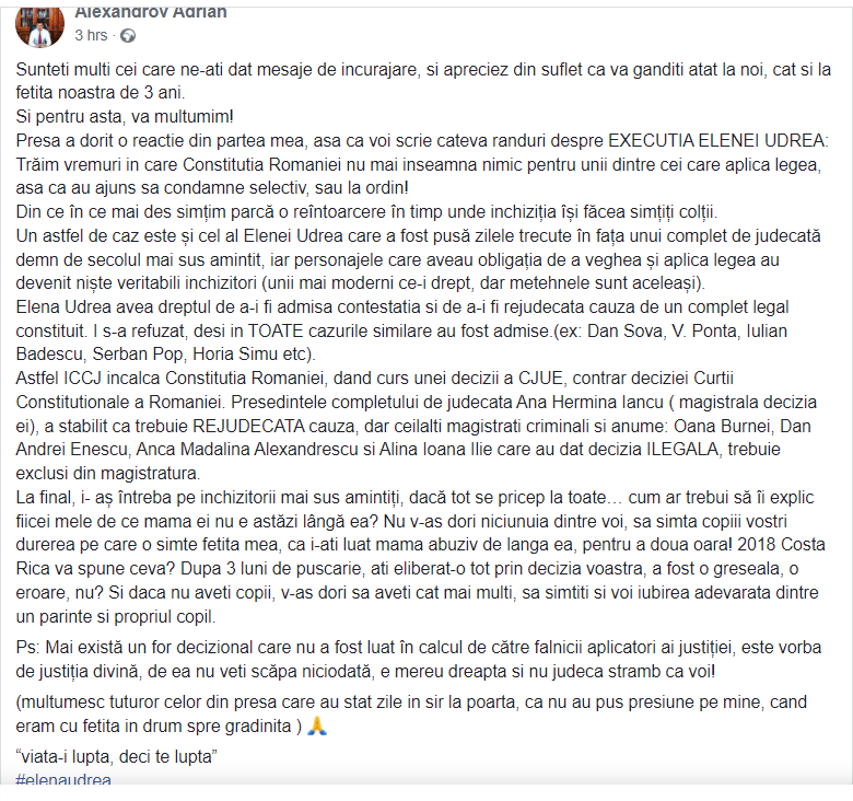 Iubitul fotbalist al Elenei Udrea, dezlănțuit! Vorbește despre o ”execuție” și ”magistrați criminali”_12