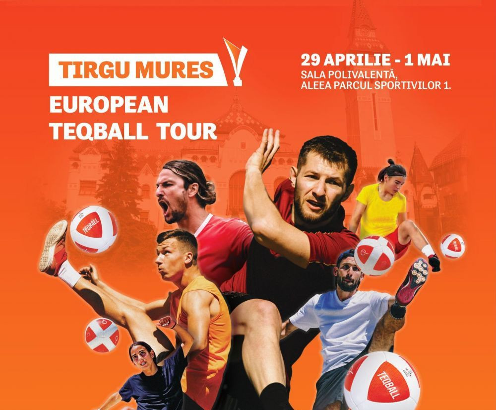 Cei mai buni jucători ai lumii la Teqball vin la T&acirc;rgu Mureș. Tot ce trebuie să știi despre eveniment