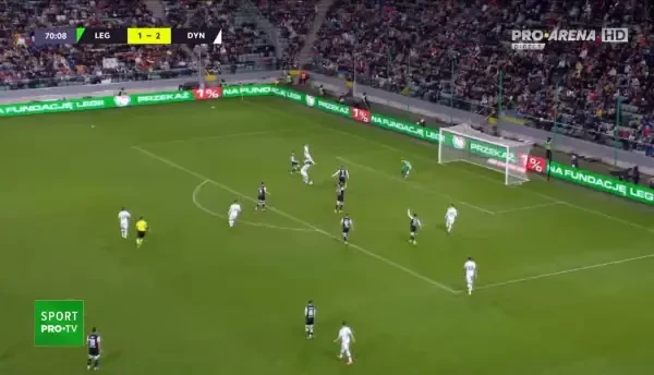 Legia - Dinamo Kiev | Minutul 71: GOL Dinamo Kiev!