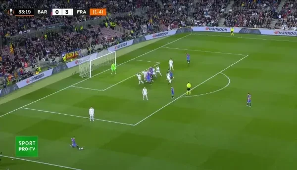 Barcelona - Frankfurt. Gol anulat Sergio Busquets, minutul 84