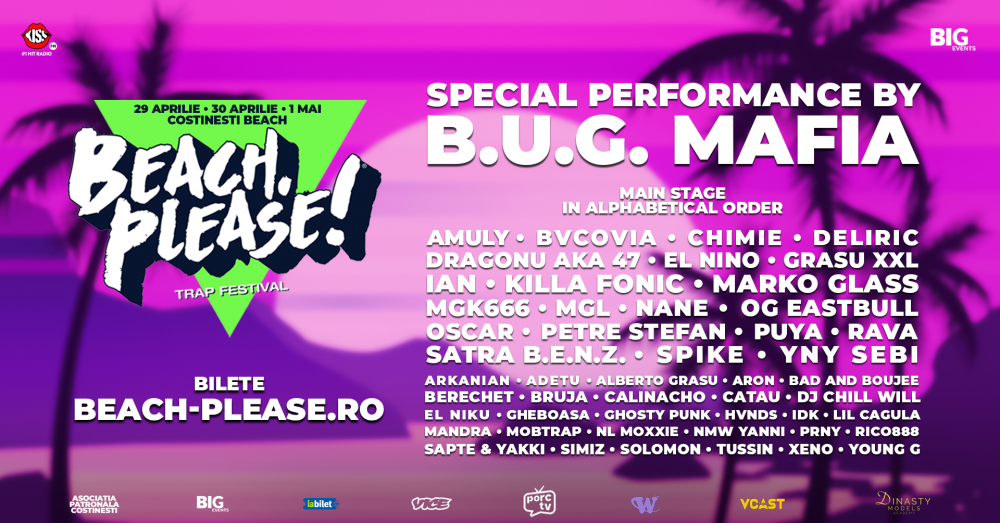 Live pe VOYO! &bdquo;Beach, Please!&rdquo; &ndash; festival de trap, ogranizat la finalul lunii. Reduceri la ultimele bilete disponibile