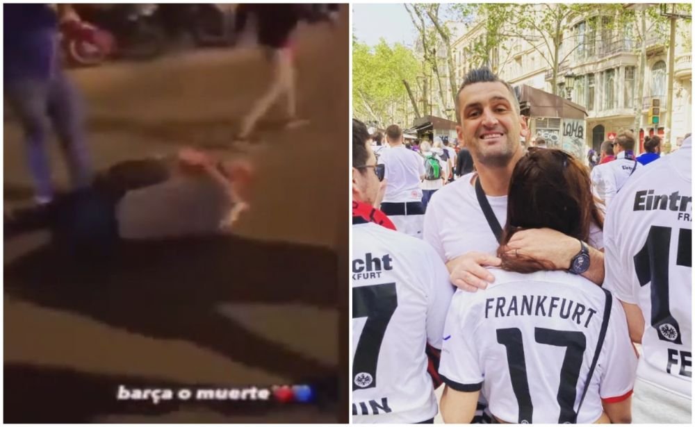 Un fotbalist de națională și soția lui, bătuți și arestați la Barcelona, imediat după calificarea istorică a lui Eintracht: &bdquo;Bravo, Spania!&rdquo;