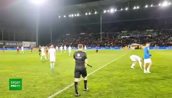 CFR Cluj - FCSB 0 - 1 | Au &icirc;nceput petrecerea după fluierul final! Vicecampioana a sărbătorit cu cei aproape 1000 de fani prezenți &icirc;n Gruia