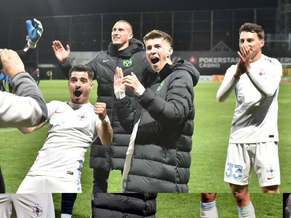 Titlul e din nou în joc! FCSB a dat drumul la sărbătoare chiar pe terenul CFR-ului. Imaginile bucuriei_21