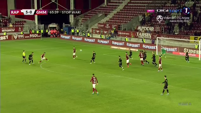Rapid - Gaz Metan Mediaș 8-0 | Măcel în Giulești! Șase din șase pentru Adrian Mutu pe banca tehnică a giuleștenilor _5