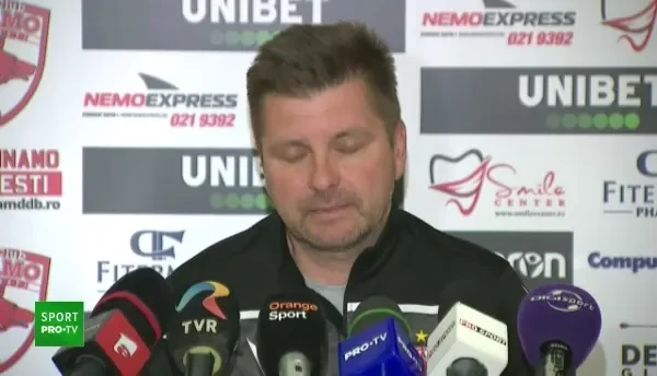 Dusan Uhrin, conferință de presă &icirc;nainte de Gaz Metan - Dinamo