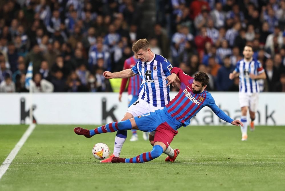 Victorie chinuită pentru Barcelona cu Real Sociedad! Probleme în apărare pentru catalani! Pique, huiduit la fiecare atingere de balon _12