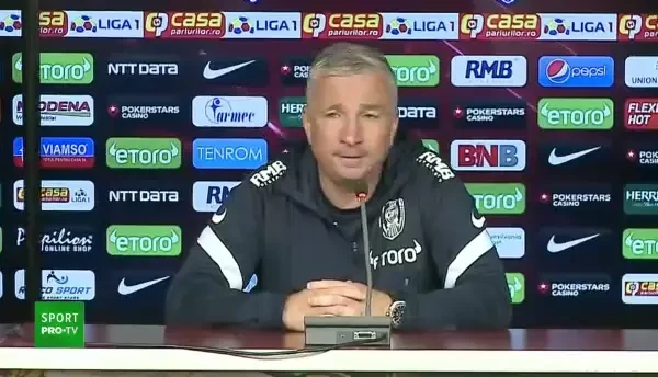 Dan Petrescu s-a răzgândit. Ce spune acum despre arbitrajul din meciul cu FCSB, la cinci zile după meci
