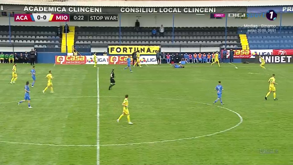 Academica Clinceni - CS Mioveni 0 - 2. Oaspeții se depărtează de locurile pentru barajul de menținere în Liga 1 _2