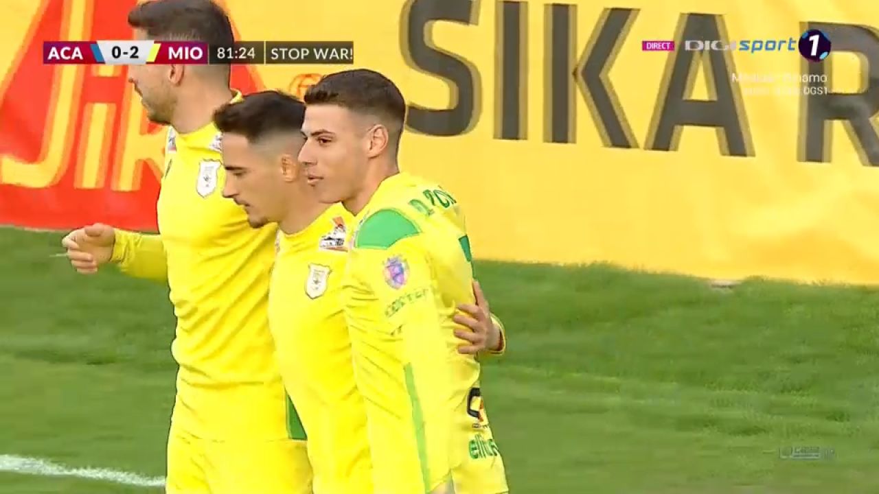 Academica Clinceni - CS Mioveni 0 - 2. Oaspeții se depărtează de locurile pentru barajul de menținere în Liga 1 _5