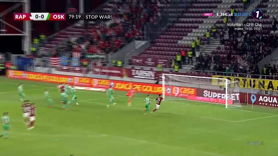 Rapid - Sepsi Sfântu Gheorghe 1-0: Giuleștenii ajung la șapte victorii consecutive și sunt lideri detașați în play-out_3