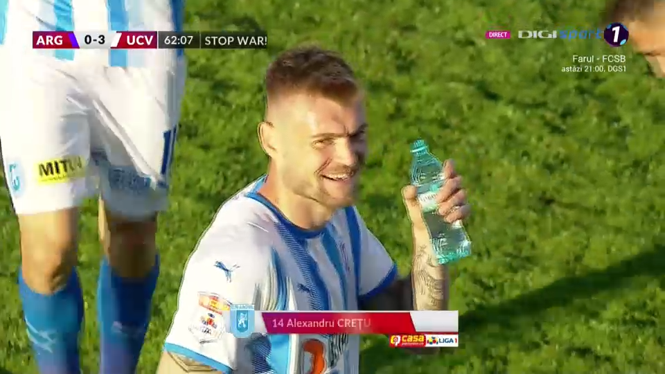 FC Argeș - Universitatea Craiova 0 - 4: Oltenii se apropie la un punct de FCSB și rămân în cursa pentru titlu _8