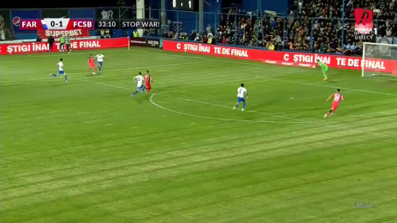 Farul - FCSB 0-4. Tănase a marcat trei goluri și vicecampioana continuă cursa de urmărire a liderului CFR_7