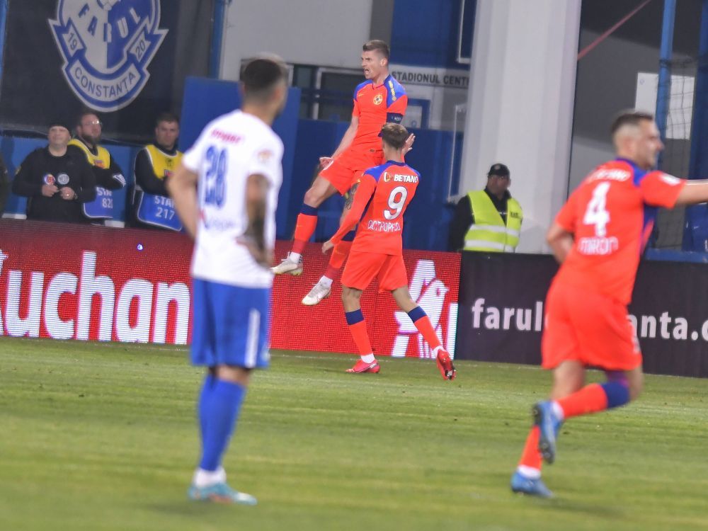 Farul - FCSB 0-4 | Descătușarea lui Florinel Coman la finalul meciului: