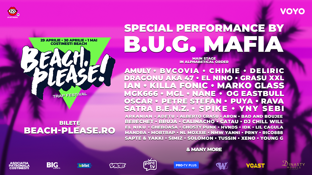 Prima ediție Beach, Please! cel mai mare festival urban are loc de 1 mai la Costinești