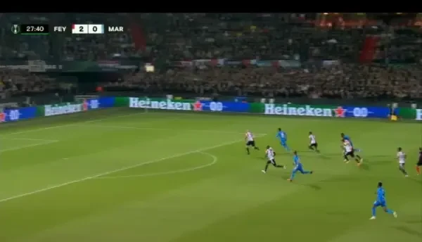 Semifinală Feyenoord - Olympique Marseille 2-1: Gol Bamba Dieng