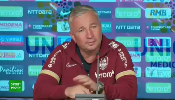 Conferință de presă Dan Petrescu &icirc;naintea meciului CFR Cluj - Farul