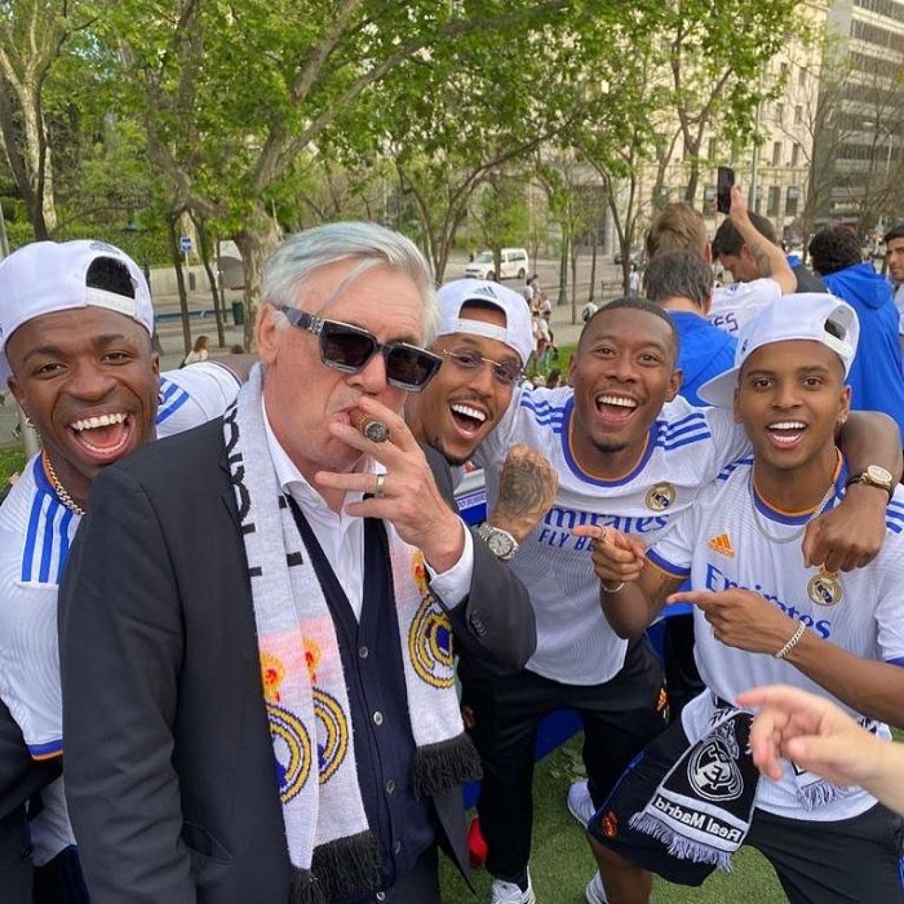 Don Carlo s-a dezlănțuit după ce Real Madrid a câștigat campionatul! Imagini unice cu antrenorul italian _2