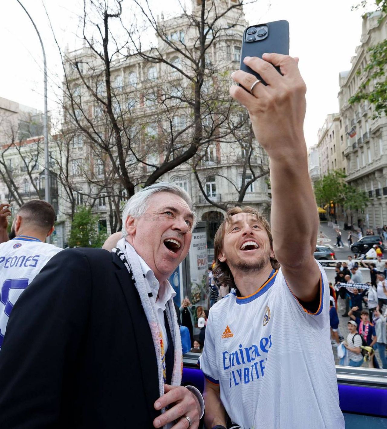 Don Carlo s-a dezlănțuit după ce Real Madrid a câștigat campionatul! Imagini unice cu antrenorul italian _5