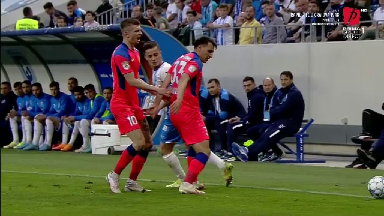 Florin Tănase, faultat de propriul coleg! Radunovic a încercat să-l deposedeze pe Gustavo, dar a ”nimerit” piciorul căpitanului de la FCSB_4