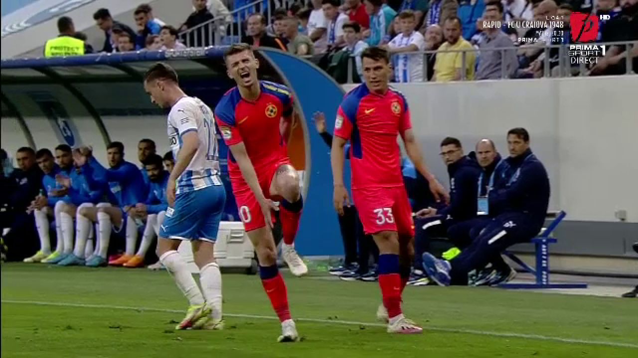 Florin Tănase, faultat de propriul coleg! Radunovic a încercat să-l deposedeze pe Gustavo, dar a ”nimerit” piciorul căpitanului de la FCSB_8